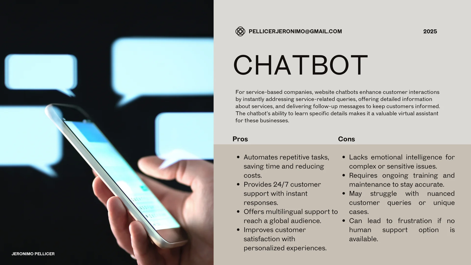 Flujos de trabajo del Chatbot IA